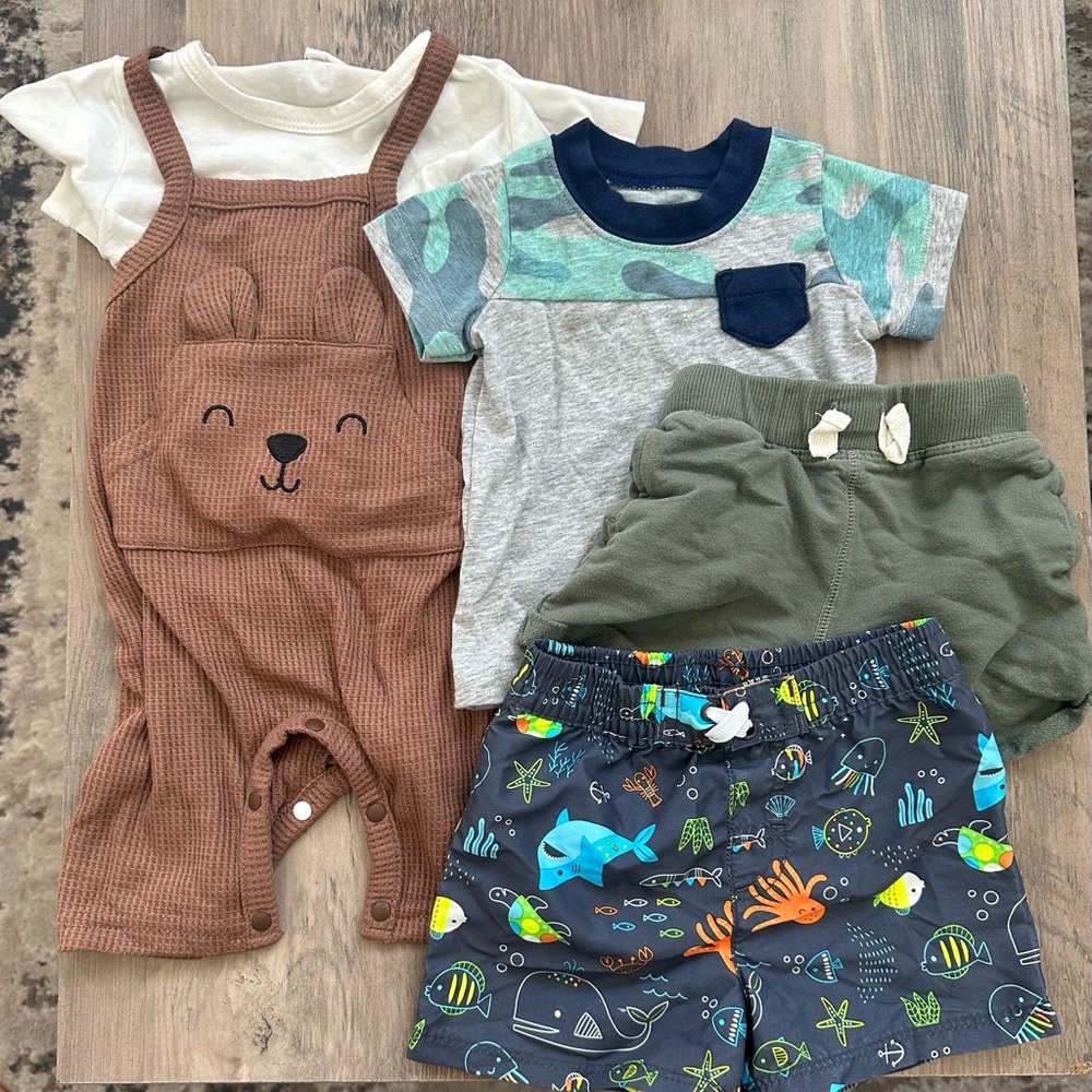Summer boy 3-6 month bundle